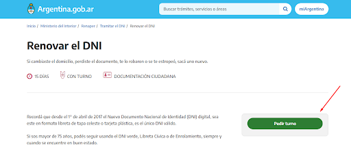 Turno Para Renovar DNI